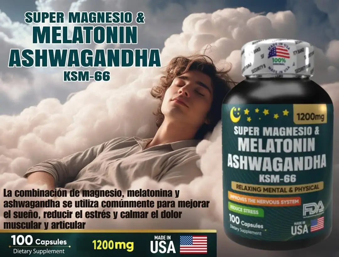 Super Magnesio Y Melatonin Ashwagandha - RELIVIA