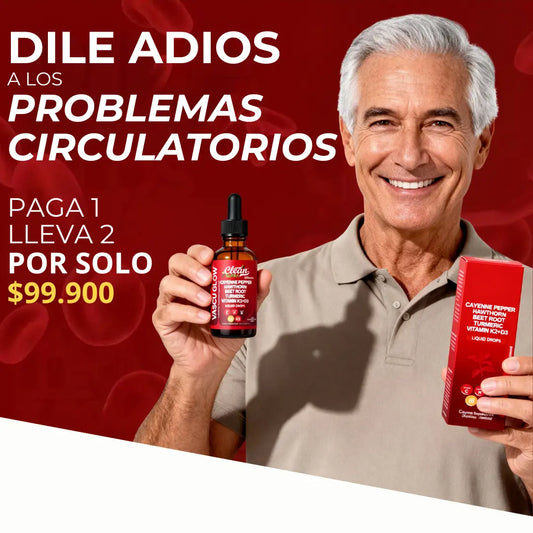 Vascu Glow * Activa tu circulación y siente tus piernas mas ligeras desde la primera gota.