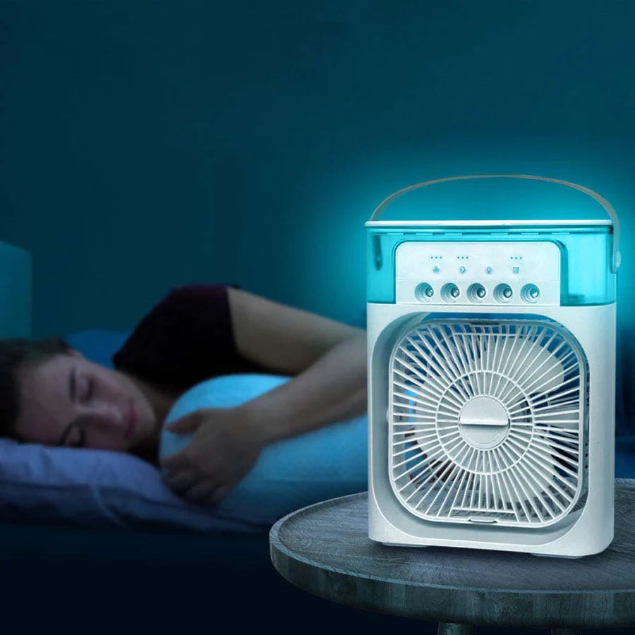 Ventilador Humidificador de Agua Portátil